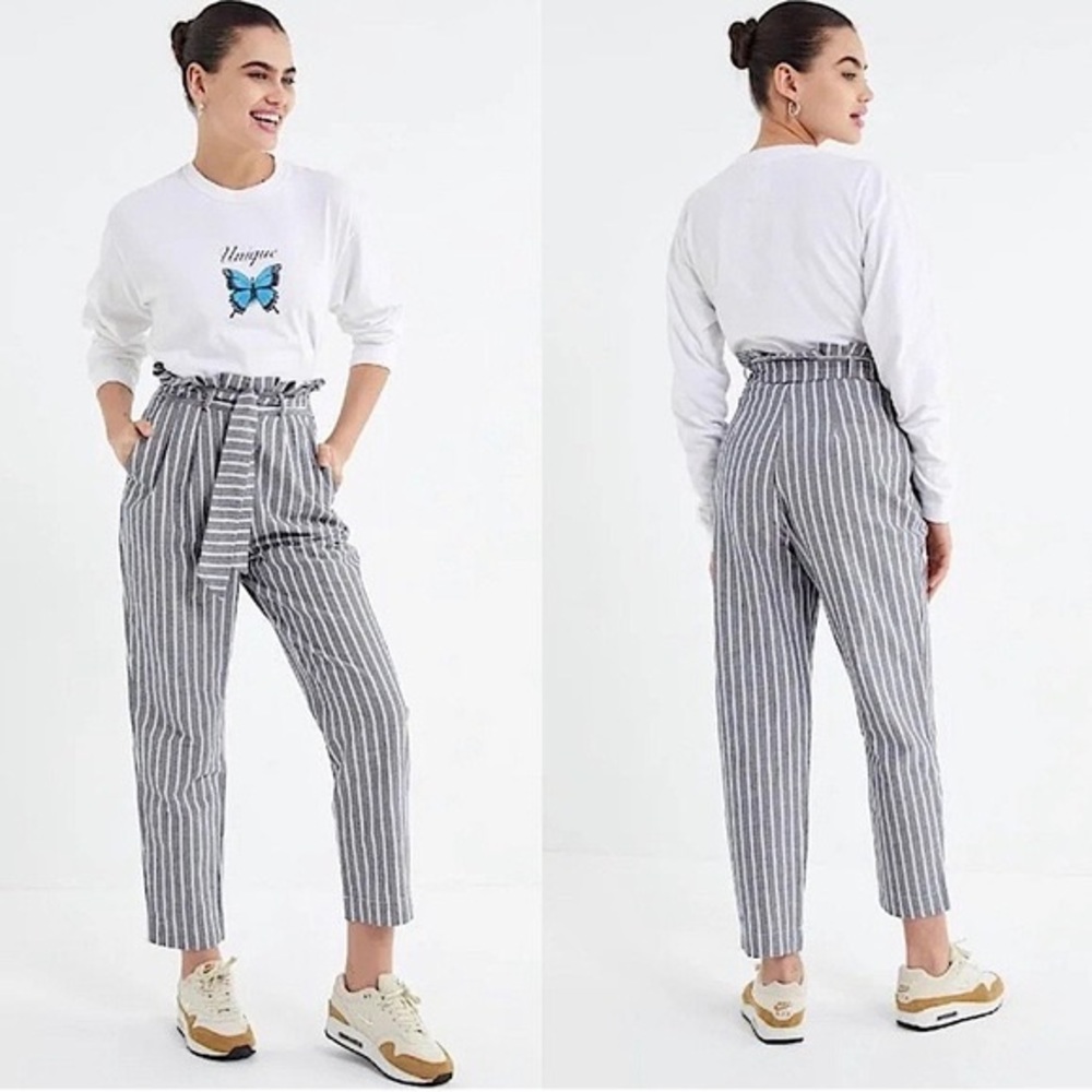 Urban Outfitters striped linen pants, size 2